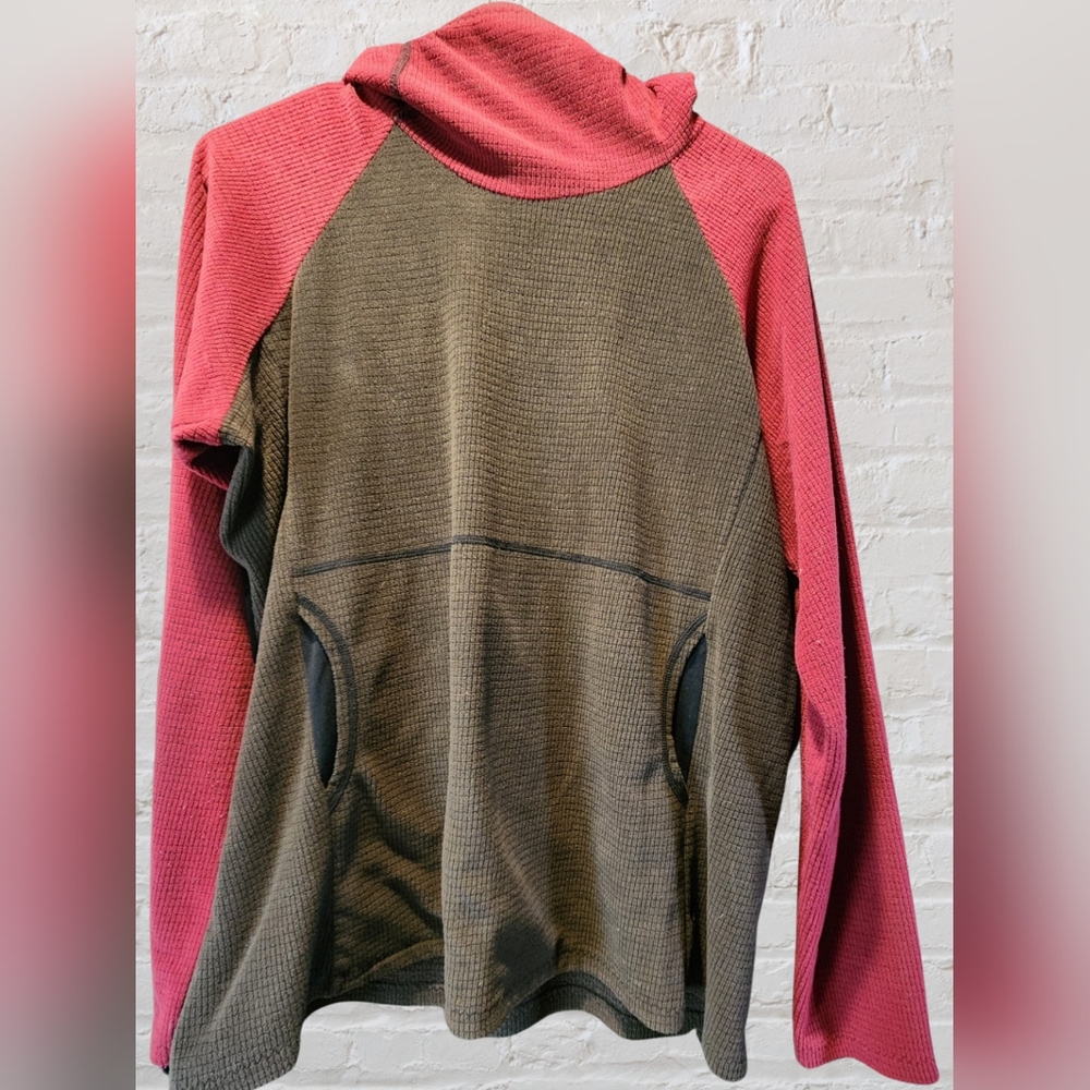 Melanzana women's micro-grid hoodie and matching skirt